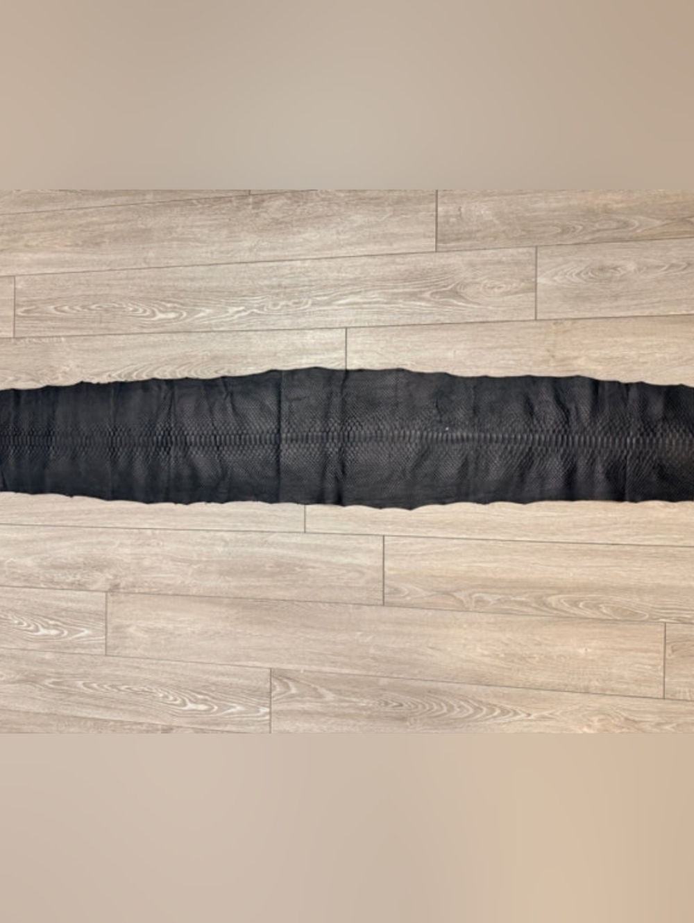 "Muted Satin Black" Custom Python Belt 40.5" Long × 1.75" Wide - Picture 2 of 2